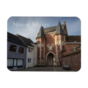 City gatehouse, Ninove, Belgien Magnet