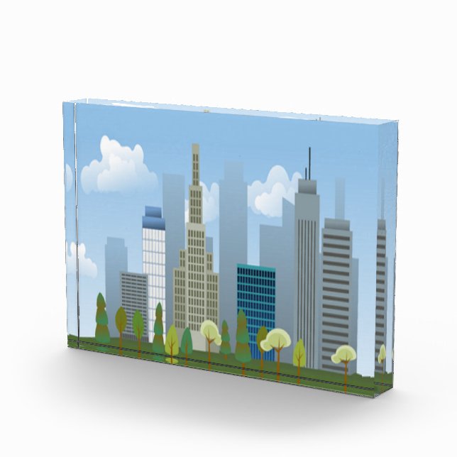 City Gebäude Fotoblock (Rechts)