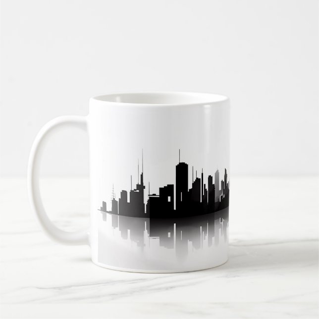 City Gebäude Kaffeetasse (Links)
