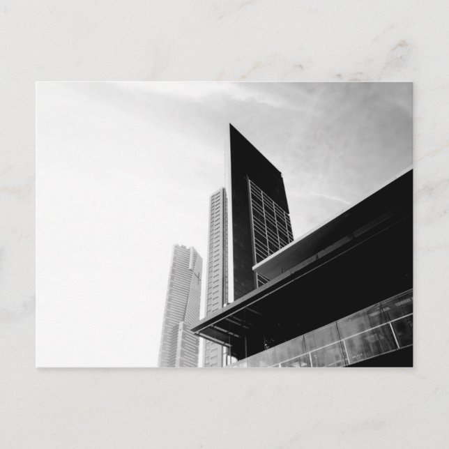 City Gebäude Postkarte (Vorderseite)