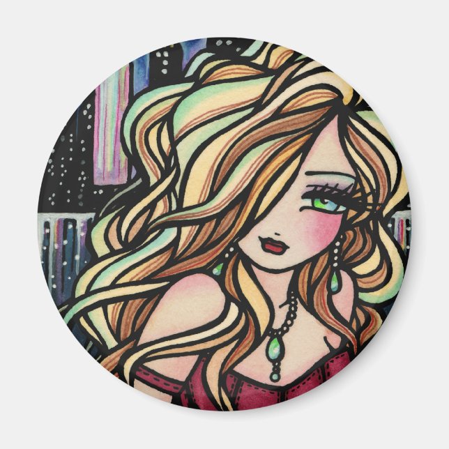 "City Girl" Magnet (Vorne)