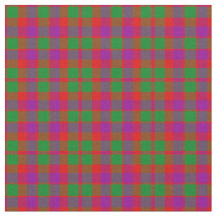City Glasgow Tartain Kariert Green Red Lila Stoff