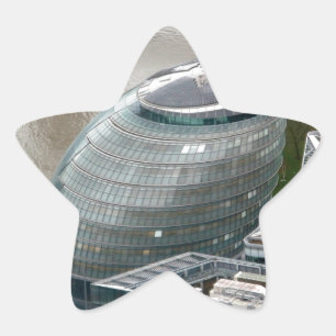 City Hall London Stern-Aufkleber