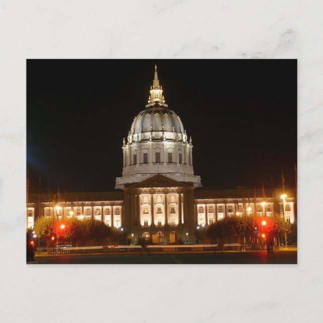City Hall Postcard Postkarte (Vorderseite)