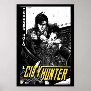 City Hunter Vintag 80er Poster
