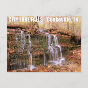 City Lake Falls - Cookeville, TN Postkarte