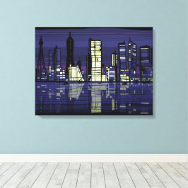 City Lights Leinwanddruck