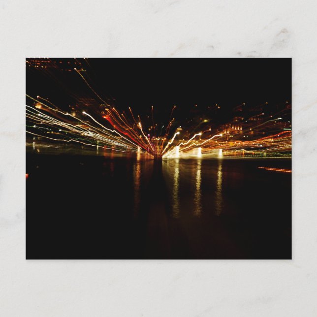 City Lights Postkarte (Vorderseite)