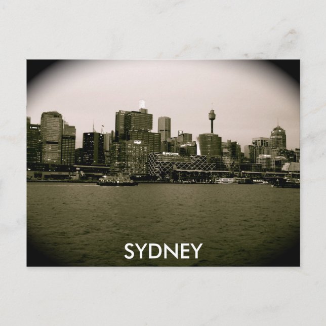 City Lights Postkarte (Vorderseite)