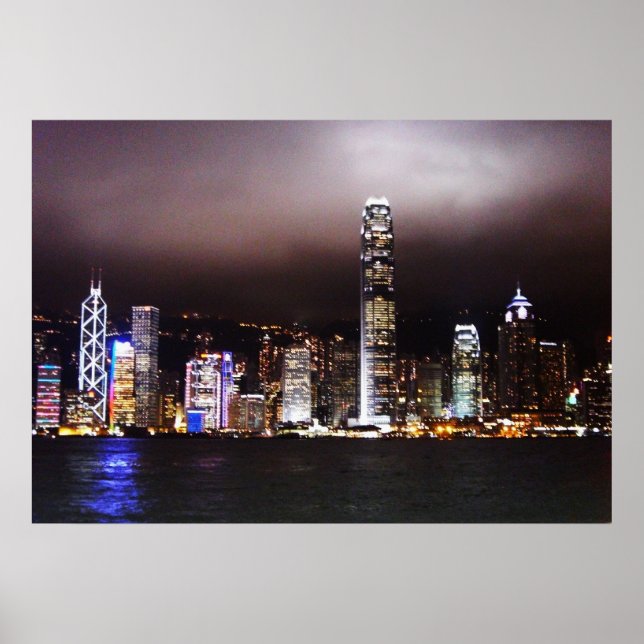 City Lights Print Poster (Vorne)