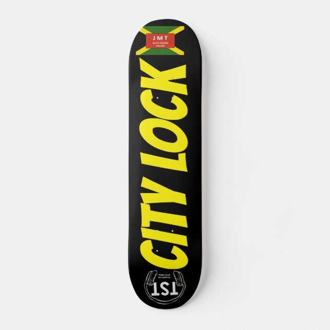CITY LOCK Skateboard (Vorderseite)