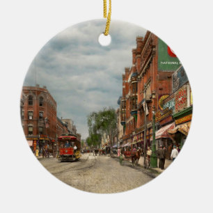 City - Lowell MA - Ein Damm gutes Unternehmen 1908 Keramikornament