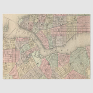 City Map Design 6 Seidenpapier