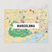 CITY MAP POSTCARDS Filme in Barcelona