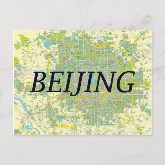 CITY MAP POSTCARDS filmen in Beijing Postkarte