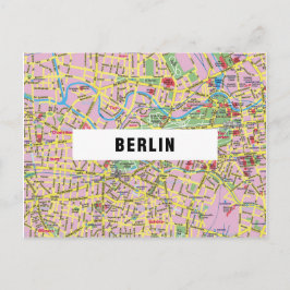 CITY MAP POSTCARDS filmen in Berlin Postkarte