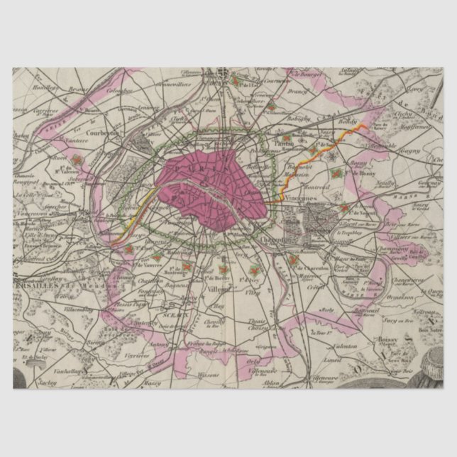 City Map Series Design 12 Seidenpapier (Vorderseite)