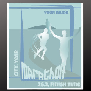 City Marathon Läufer Club Time Aufkleber