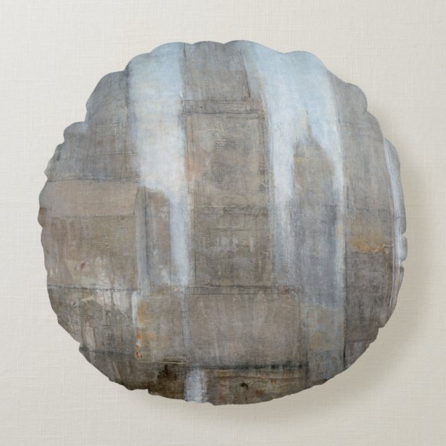 City Midst I Rundes Kissen (Vorderseite)