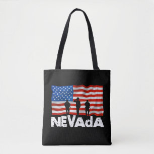 City Nevada - Amerikanische Flagge