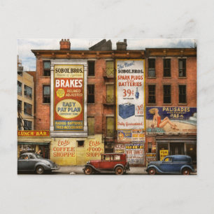 City - New York NY - Elite Lunch Bar 1938 Postkarte