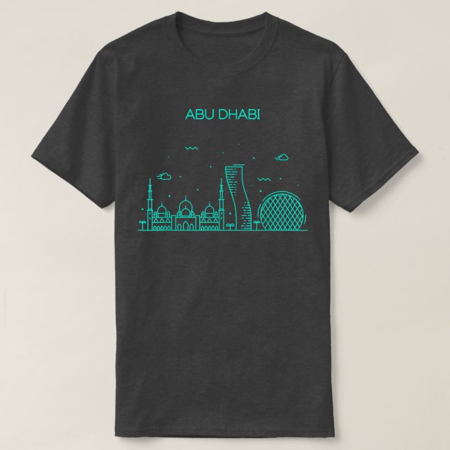 City Night Abu Dhabi T-Shirt (Design vorne)