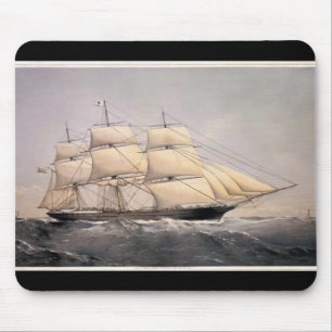 City of Adelaide Klipper-Schiff 1800s Mousepad