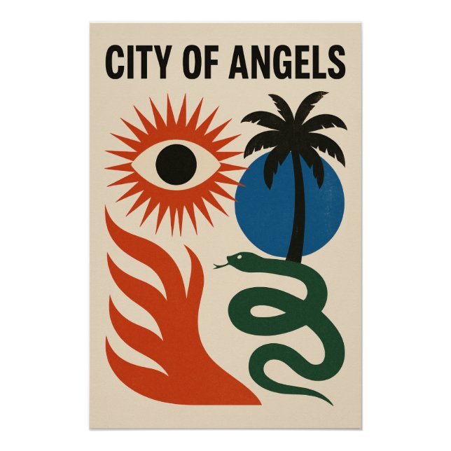 City of Angels - Surrealismus Poster (Vorderseite)