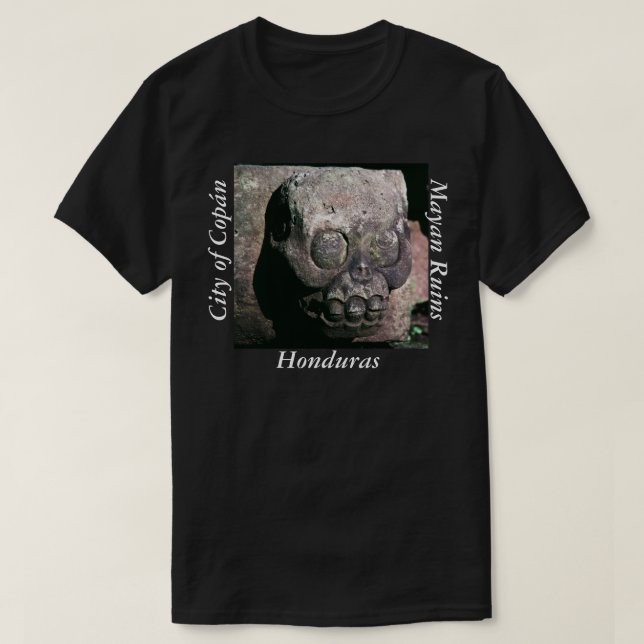 City of Copan Mayan Ruins Foto Designed T-Shirt (Design vorne)
