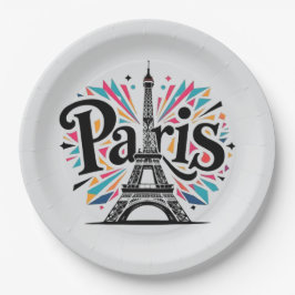 City of Lights: Bold Paris Typography Art Pappteller