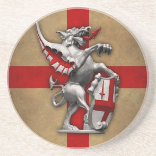 City of London Dragon Sandsteinachterbahn Sandstein Untersetzer