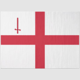 City of London Flag (England) (UK Hauptstadt City) Seidenpapier