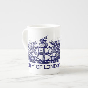 City of London, Vintage, Wappen, England UK Prozellantasse