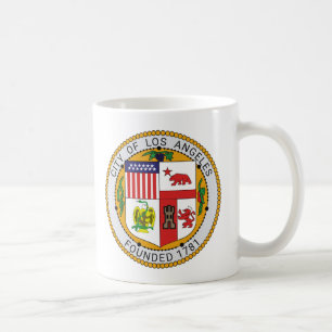 City of Los Angeles 1781, Vintag California Herit Kaffeetasse