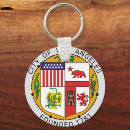 City of Los Angeles 1781, Vintag California Herit Schlüsselanhänger