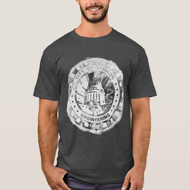 City of Madison Manhole Cover gift T-Shirt (Vorderseite)