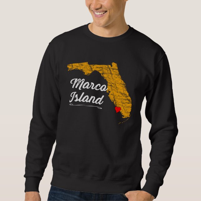 City of MARCO ISLAND FLORIDA Vacation Souvenir  Gr Sweatshirt (Vorderseite)