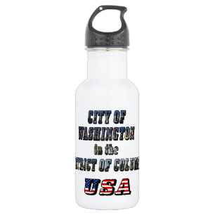 City of Washington in the District of Columbia USA Trinkflasche