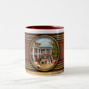 City - OH - The Chester Park Club House 1909 Zweifarbige Tasse