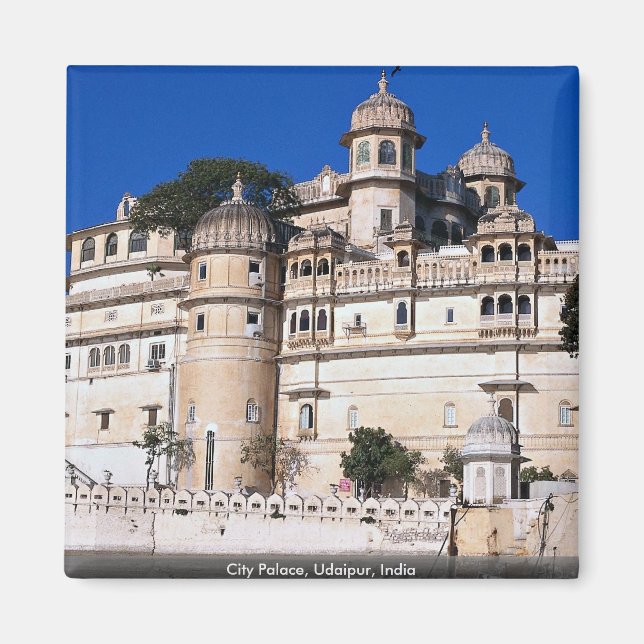 City Palace, Udaipur, Indien Magnet (Vorne)