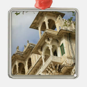 City Palace, Udaipur, Rajasthan, Indien Ornament Aus Metall