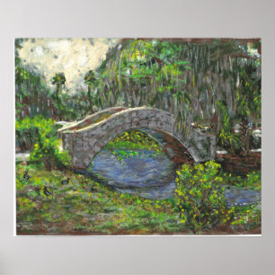 City Park Bridge, New Orleans Poster