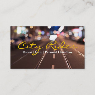 City Rides Chauffeur Taxi Visitenkarte