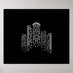 City Scape Poster