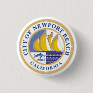 City Siegel Newport Beach, Kalifornien Button