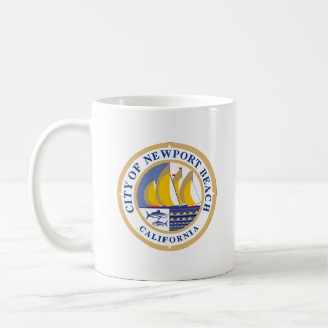 City Siegel Newport Beach, Kalifornien Kaffeetasse (Links)