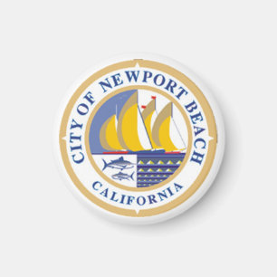 City Siegel Newport Beach, Kalifornien Magnet