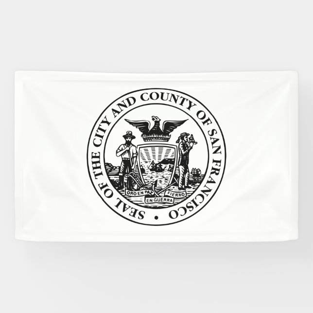 City Siegel San Francisco (Kalifornien, USA) Banner (Horizontal)