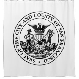City Siegel San Francisco (Kalifornien, USA) Duschvorhang