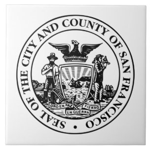 City Siegel San Francisco (Kalifornien, USA) Fliese